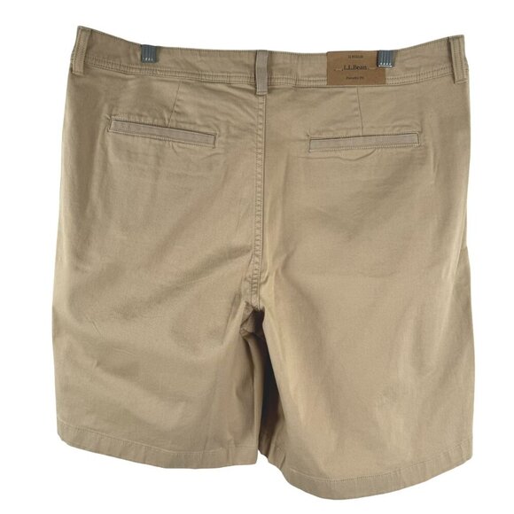 L.L. Bean Lakewashed Chino Bermuda Womens Shorts Size 16 Boulder NWT SS-1825 - Picture 4 of 10